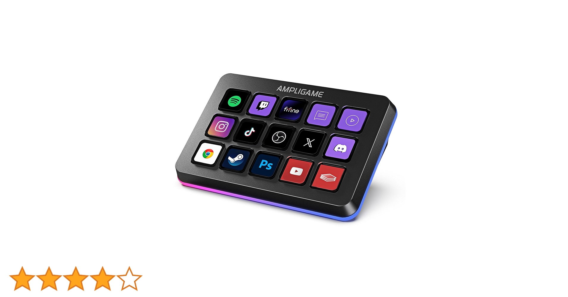 Amazon.co.jp: Fifine AmpliGame ストリームコントローラー 15個